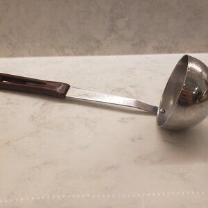 Stanley Stanhome Stainless Steel Ladle with Plastic Handle Vintage